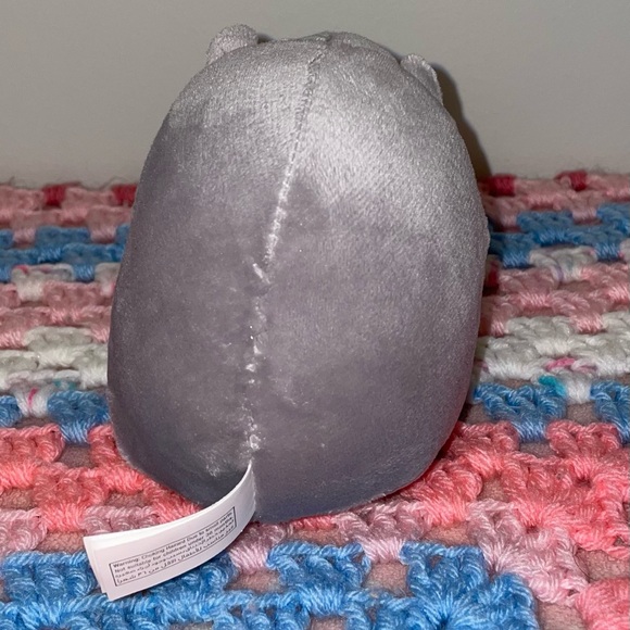 Nanco Belly Buddies Grey Hamster Plushie - Picture 3 of 4